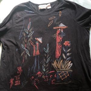 THREE QUARTERS SLEEVE TANTRUMS 100% COTTON COMFY TOP